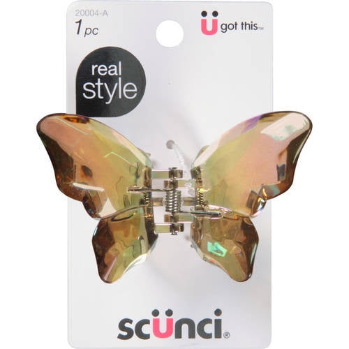 scünci Butterfly Shimmer Claw Clip