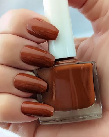 essie salon-quality nail polish, vegan, warm brown, Row With The Flow, 0.46 fl oz