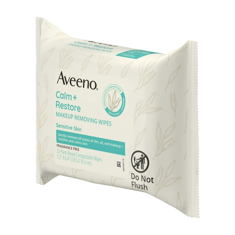 AVEENO MAKEUP REMOVNG WIPE50ct