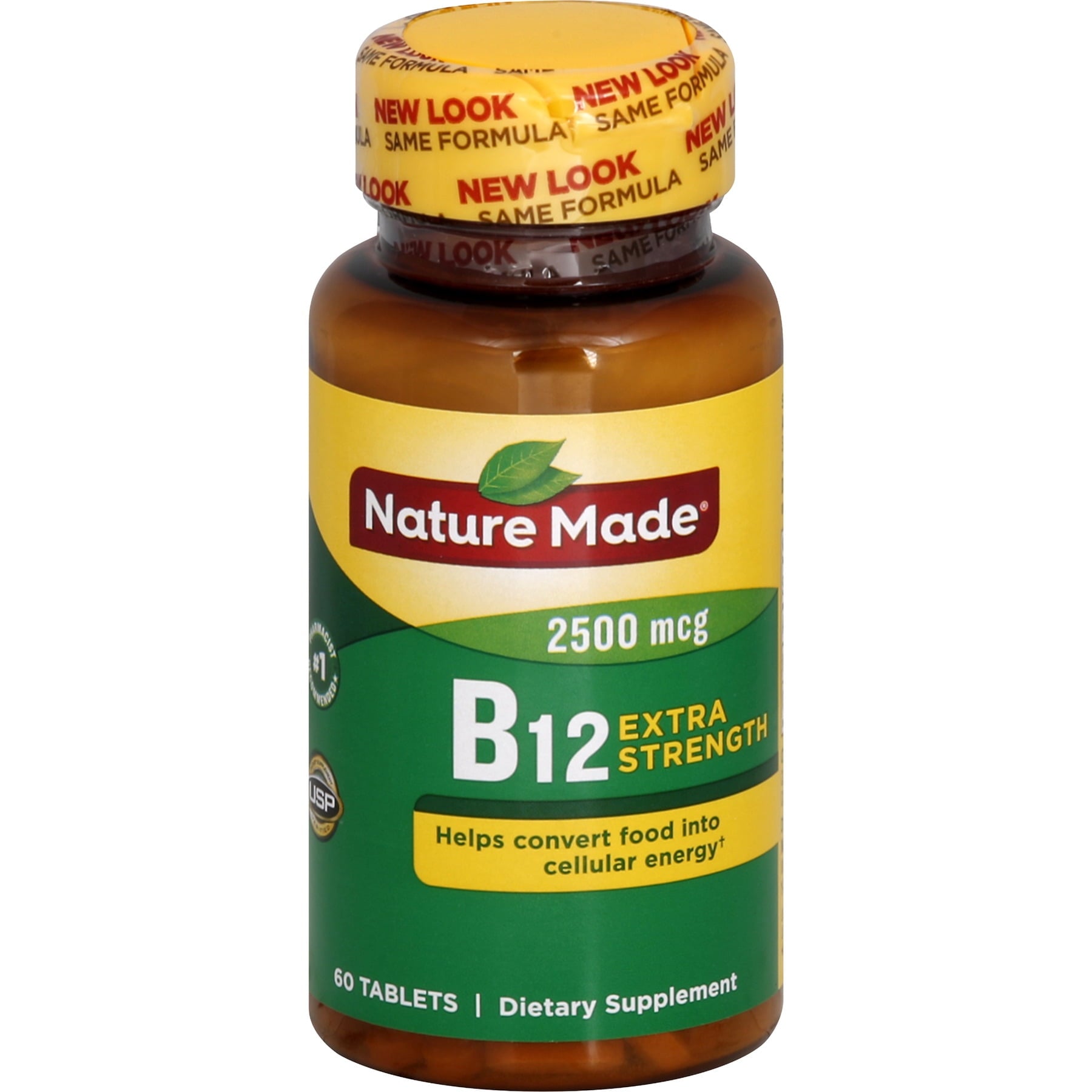 VIT B12 2500MCG FOL FSTDS TAB 60 NAT TRU