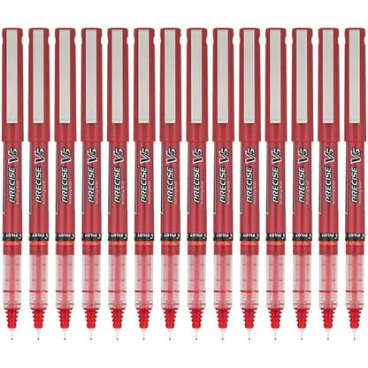 Pilot Precise V5 Rolling Ball Stick Pens, Extra Fine Point (0.5mm), Assorted Colors, 7 Count