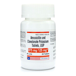 AMOX/POT CLAV TB875-125MG 20 CPLT
