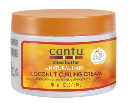 Cantu Shea Butter Coconut Curling Cream, 12 oz