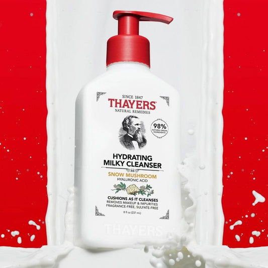 Thayers Natural Remedies Hydrating Milky Face Wash, 8 oz