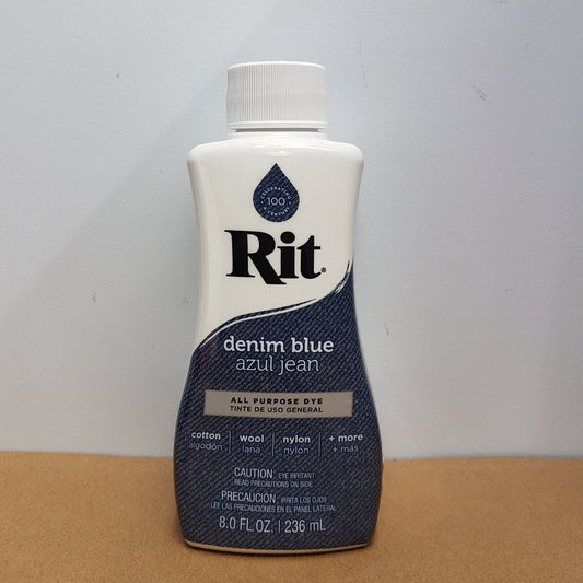 Rit Dye Liquid Denim Blue 8oz