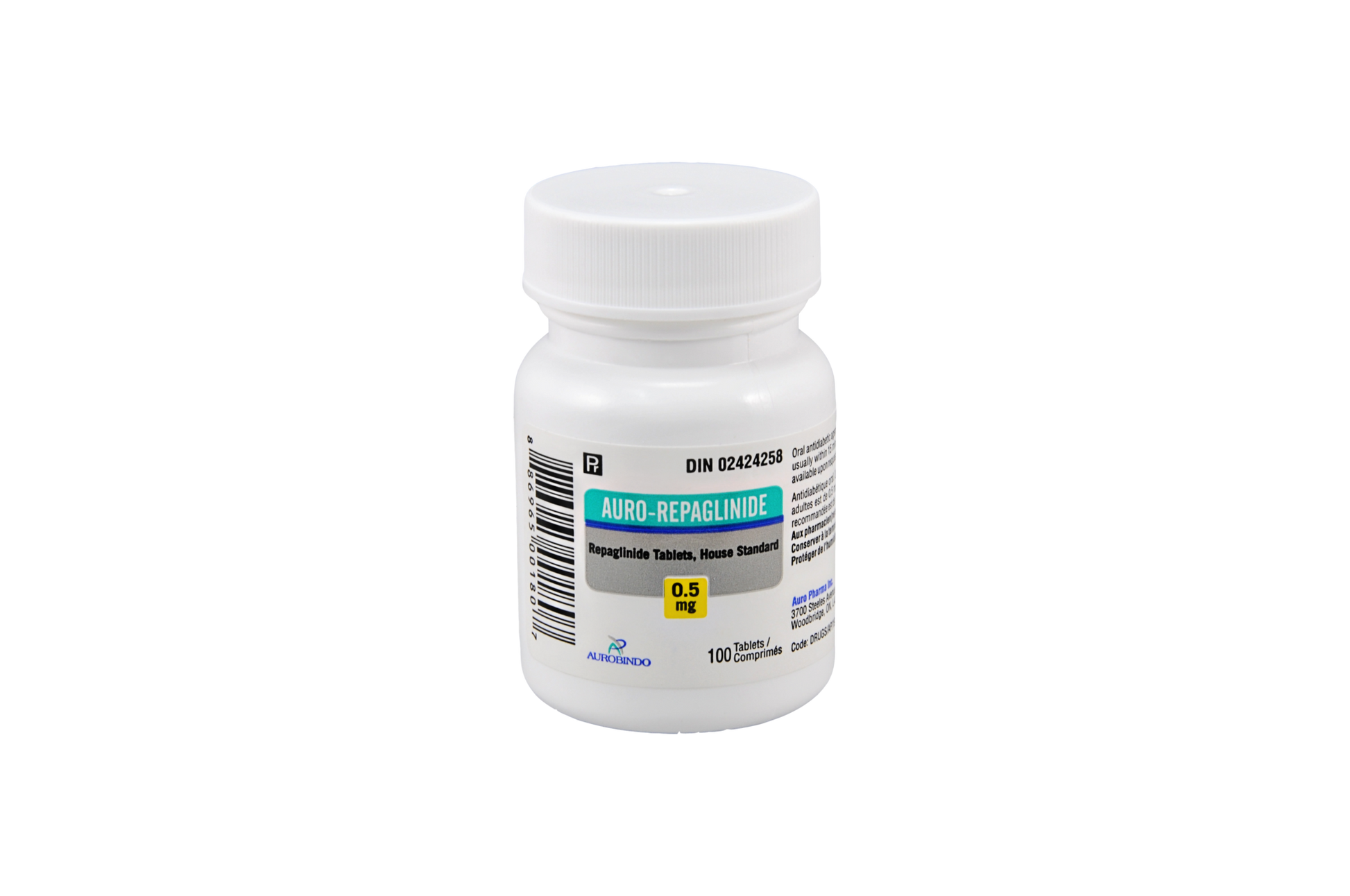 REPAGLINIDE TB 0.5MG 100