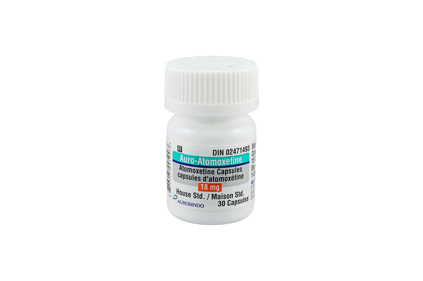 ATOMOXETINE HCL CP 18MG 30