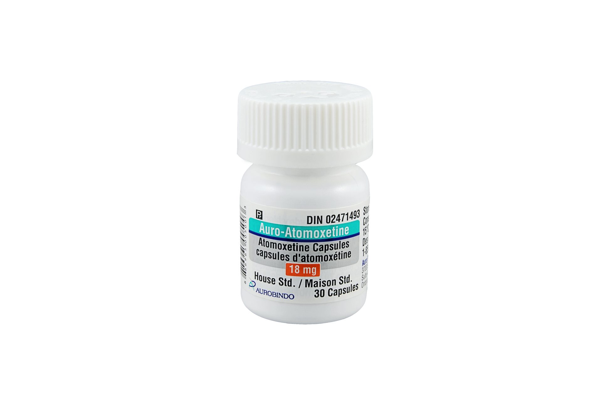 ATOMOXETINE HCL CP 18MG 30