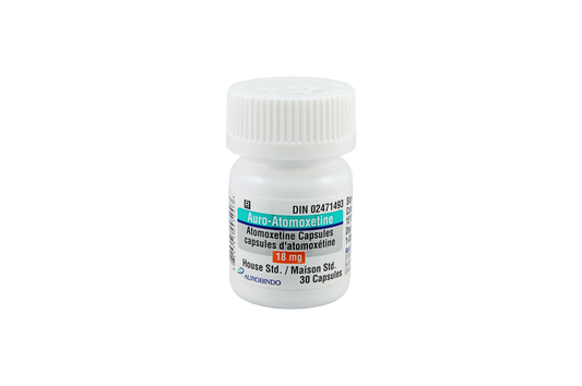 ATOMOXETINE HCL CP 18MG 30