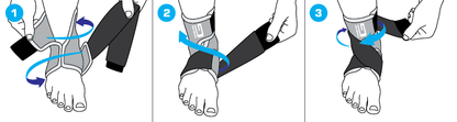 ANKLE SPT W/FIGURE 8 STRAP