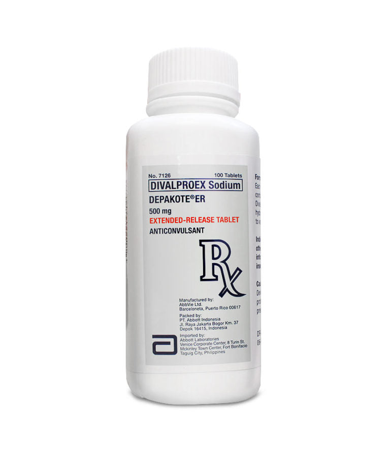 DEPAKOTE TB 500MG 100 DR