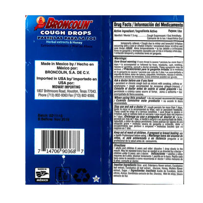 BRONCOLIN DROPS          1.4 OZ