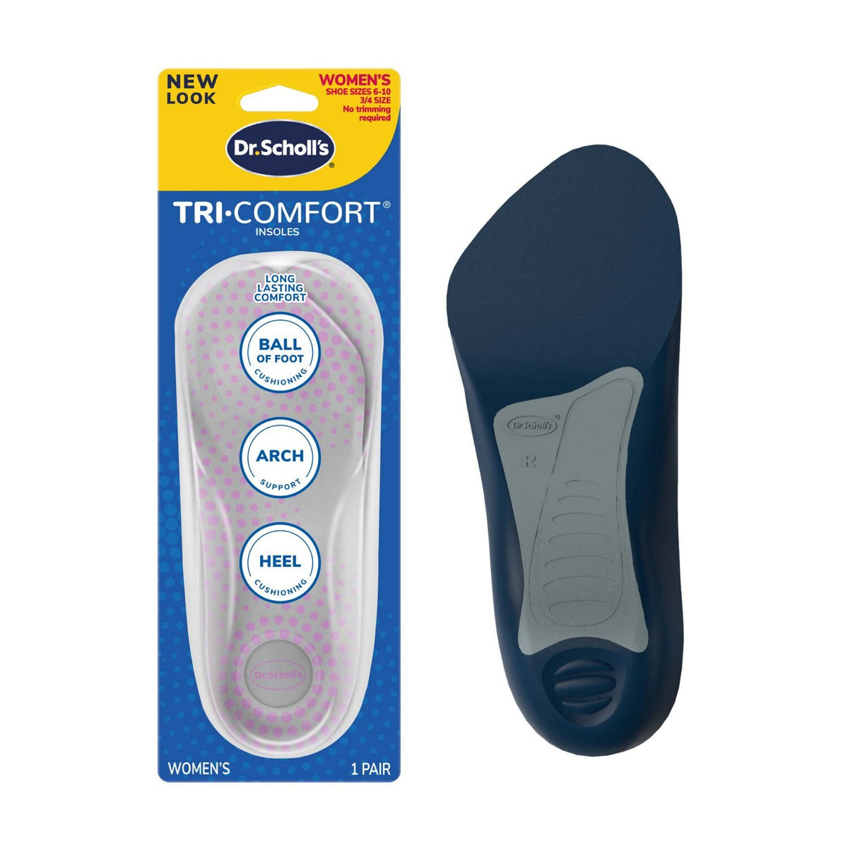 Dr. Scholl's Athletic Sport Insoles for Women - Size 6-10