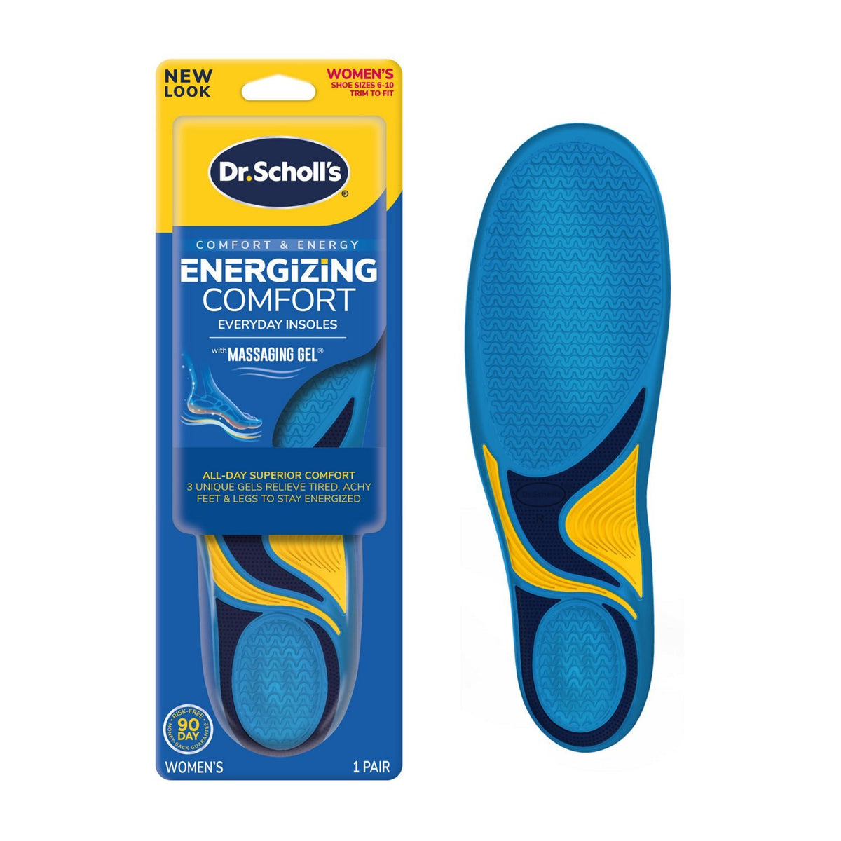 Dr. Scholl's Athletic Sport Insoles for Women - Size 6-10