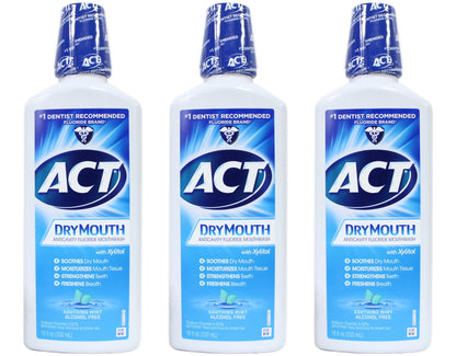 ACT TOTAL CARE DRY MTH ALCOH FR MNT 18OZ