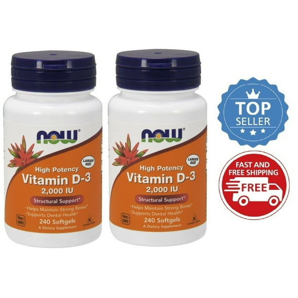 NOW FOODS VIT,D-3,2000IU