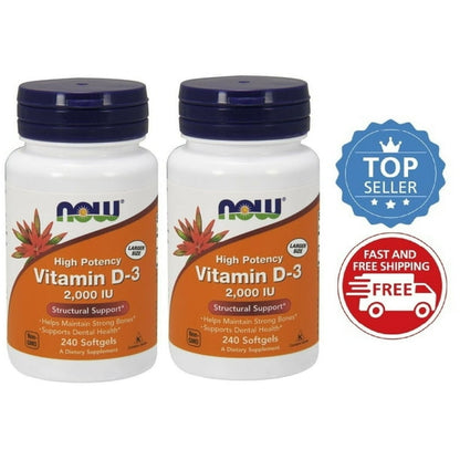 NOW FOODS VIT,D-3,2000IU