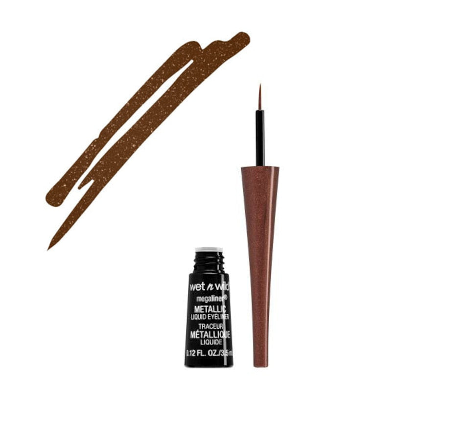 wet n wild MegaLiner Metallic Liquid Eyeliner - Metallic Brown