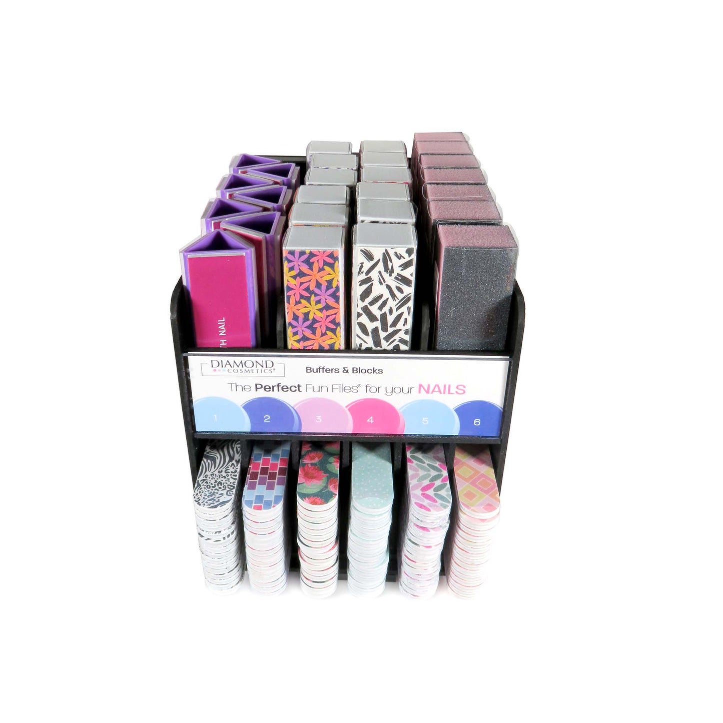 Diamond Cosmetics Fun Files Counter Display - 36 Pieces