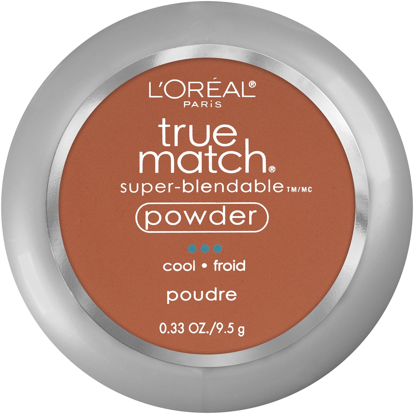 L'ORÉAL PARIS True Match Super-Blendable Oil Free Makeup Powder, N5 Medium, 0.33 oz.