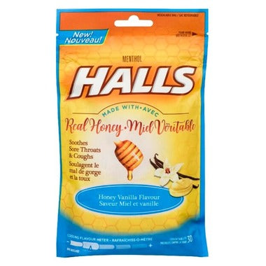 HALLS BAG MENTHO-LYPTUS 30CT