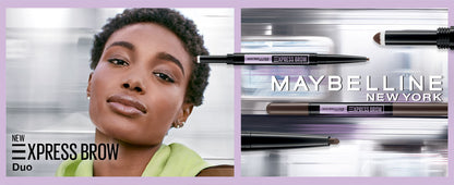 MAYBELLINE New York Express Brow Duo 2-in-1 Pencil and Powder, Blonde, 0.02 oz