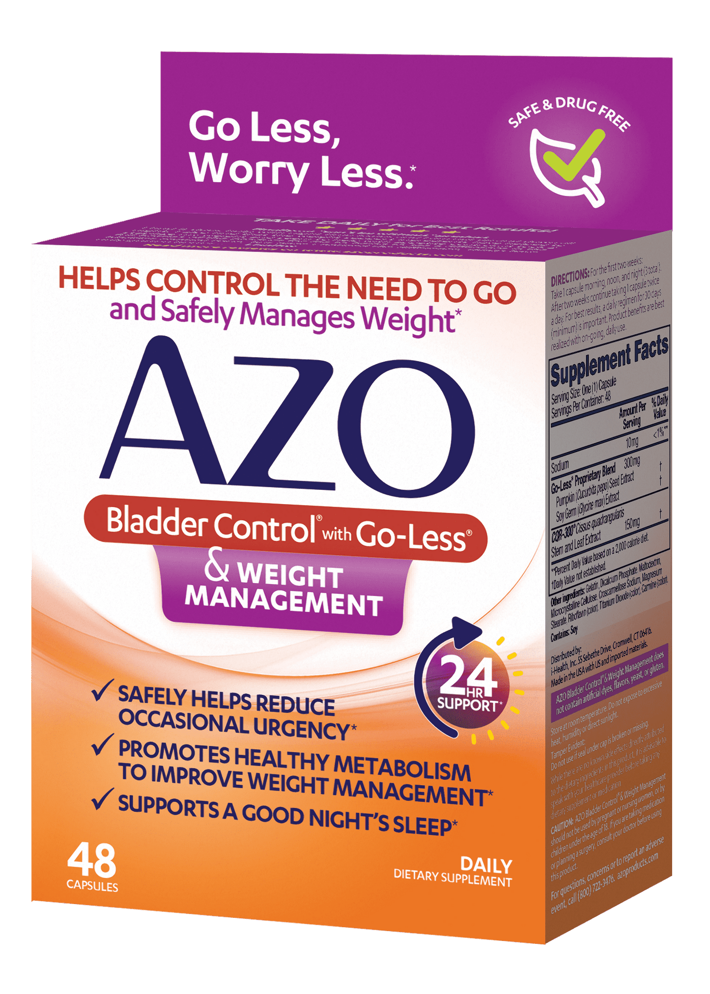 AZO BLADDR CTRL/WEIGHT MGMT 48