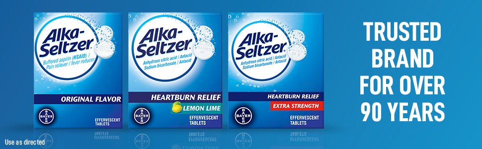 ALKA-SELTZER LEMON LIME TABLET 36CT