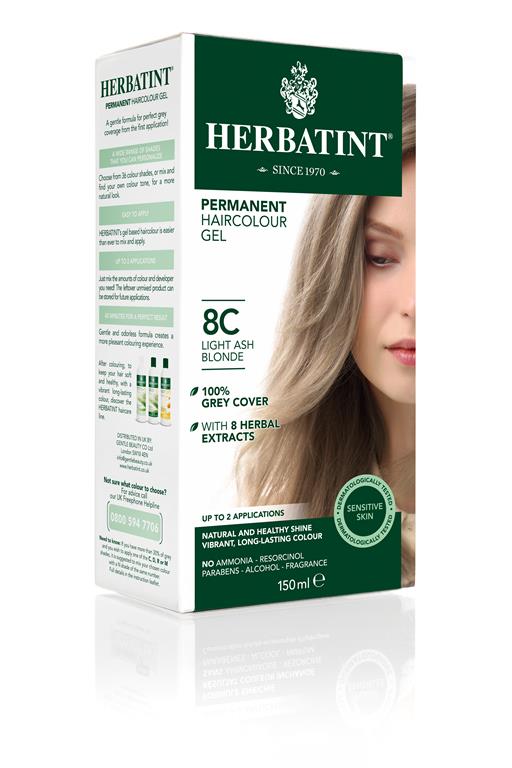 HERBATINT HAIR COLOR,8C,LT ASH BLND