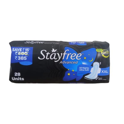 STAYFREE MAXI REG PAD UNSCENTED 6X24CT
