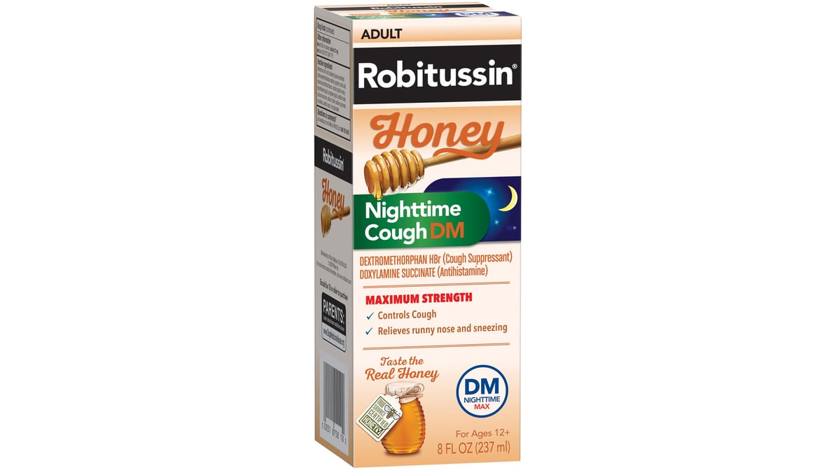 ROBITUSSIN HONEY CF MAX NT LIQ 4OZ