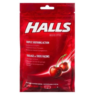 HALLS BAG MENTHO-LYPTUS 30CT