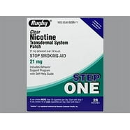 NICOTINE TRANSDERM PATCH 21MG 14CT RUGBY