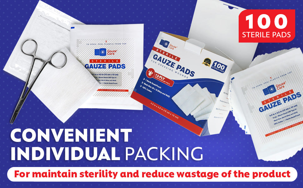 B/A GAUZE PADS DS 25 4X4N LARGE