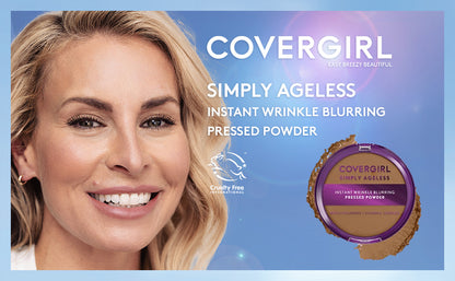 COVERGIRL Simply Ageless Instant Wrinkle Blurring Pressed Powder - 255 Soft Honey