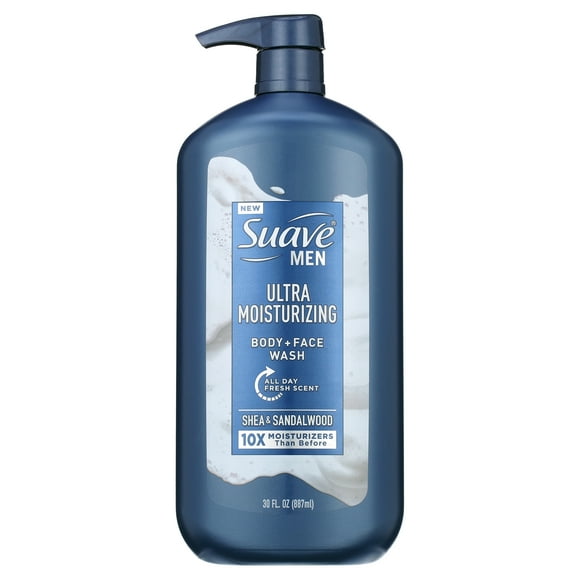 SUAVE MEN BODY WASH LQ 18OZ 532ML