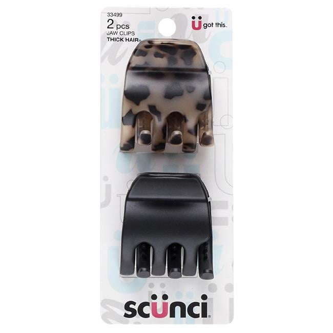 Conair 7405596 Scunci Large Chunky Jaw Clip, 2.0ea