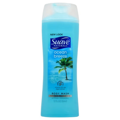SUAVE NATURALS BODY WASH OCEAN BREZ 15OZ