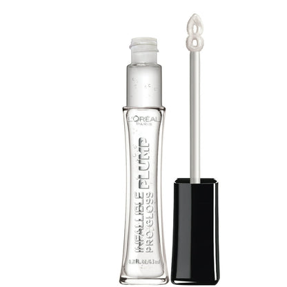 L'Oreal Paris Infallible Pro Gloss Plump Lip Gloss with Hyaluronic Acid, Flush, 0.21 oz