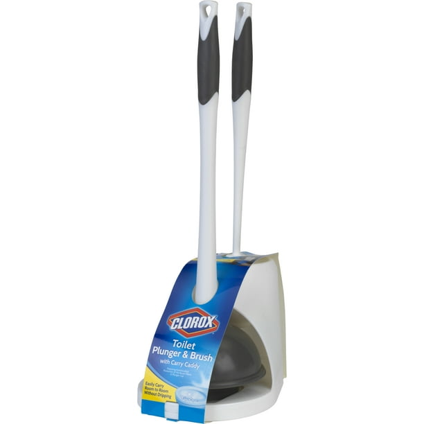 CLOROX Flex Toilet Bowl Brush with Caddy