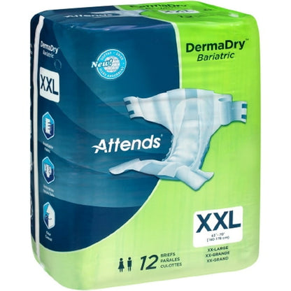 ATTENDS DERMADRY ADV BRIEF LARGE 3X24CT