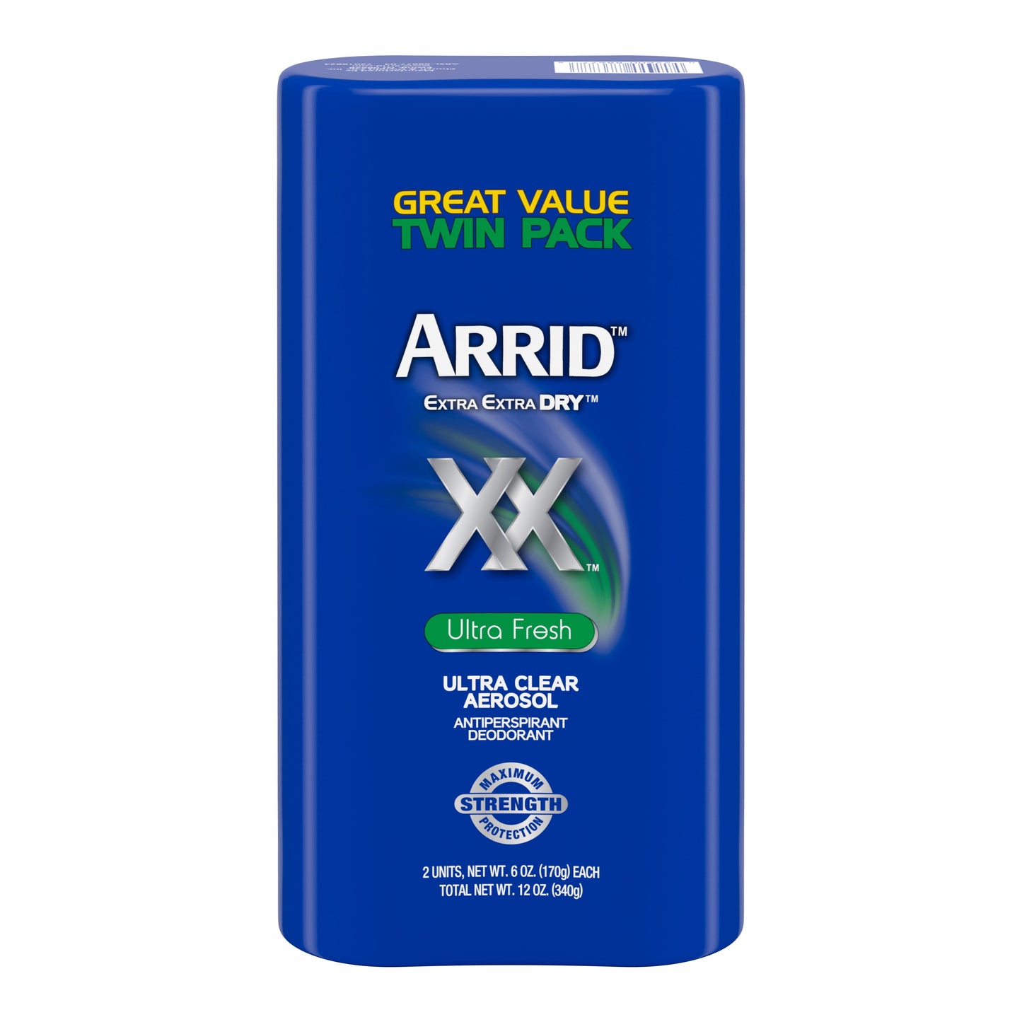 ARRID XX AEROSOL ULTRA FRESH 6OZ