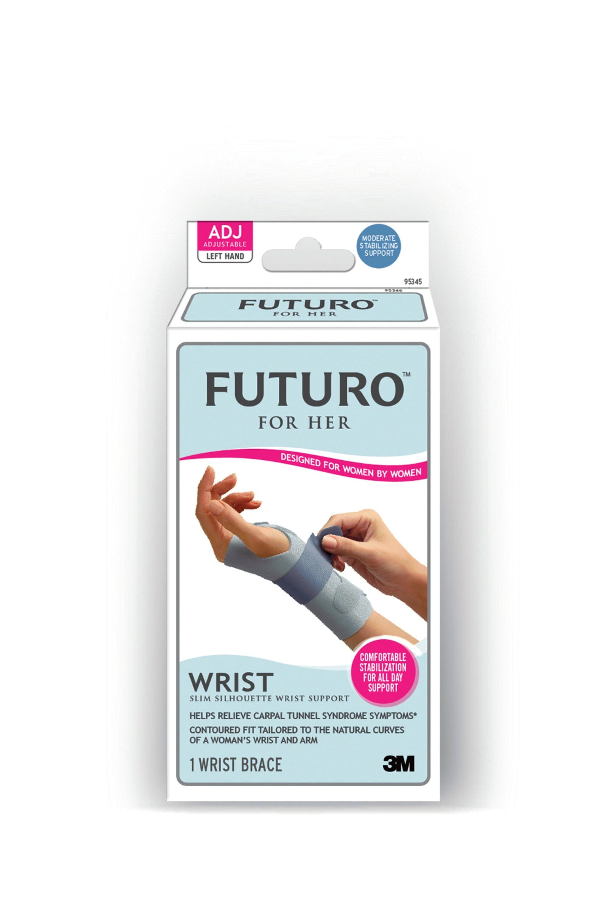 FUTURO WRIST SUPPORT LEFT SMALL/MEDIUM