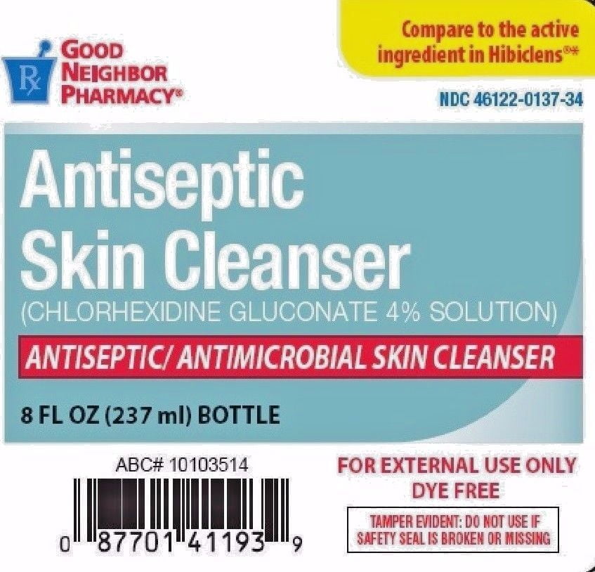 GNP ANTISEPTIC SKIN CLEANSER 4% SOL 8OZ