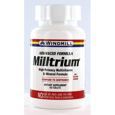 MILLTRIUM MULTIVIT MINRL TAB 100CT WNDML