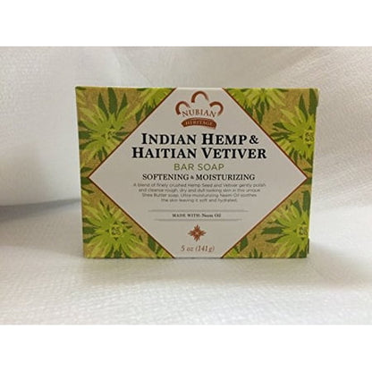NUBIAN SOAP IND HEMP        5OZ