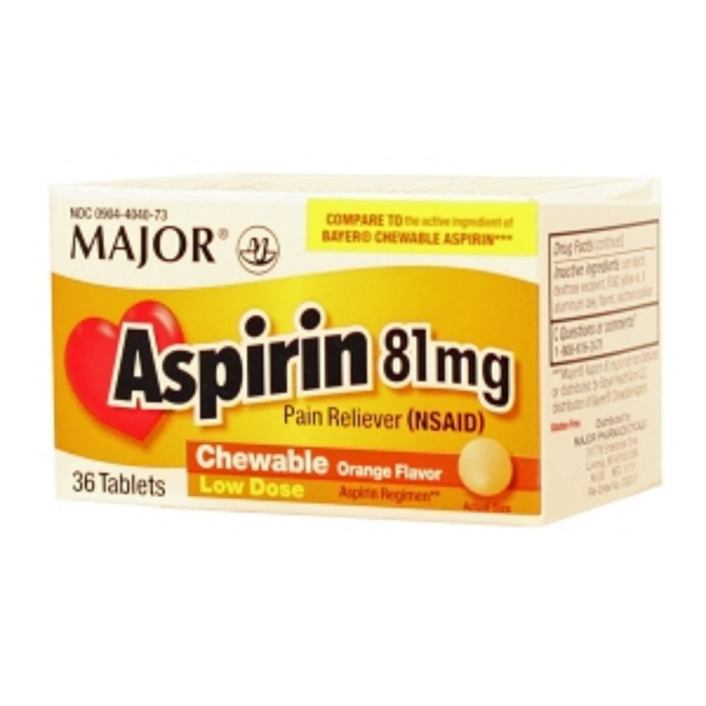 ASPIRIN 81 MG TAB 1000