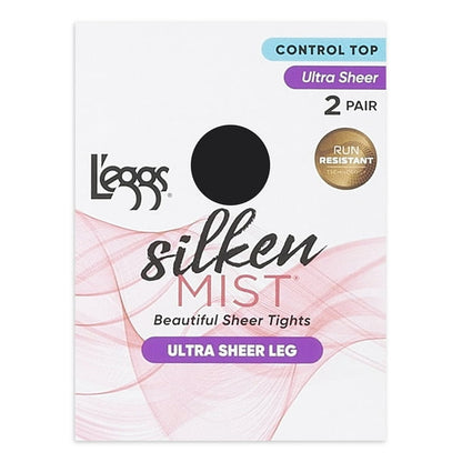 L'eggs Silken Mist Silky Sheer Control Top Sheer Toe - Sun Beige, Size B