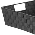 Home Basics Extra-Large Woven Storage Bin Black