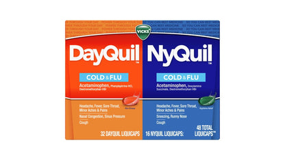 DAYQUIL/NYQUIL COLD & FLU LCP 16CT+8CT